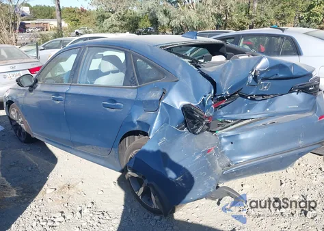 2025 Honda Civic Hybrid Sport/Sport Touring z USA, uszkodzony, nr VIN 2HGFE4F84SH326576